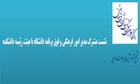 نشست مشترک مدیر امور فرهنگی و فوق برنامه دانشگاه با هیت رئیسه دانشکده